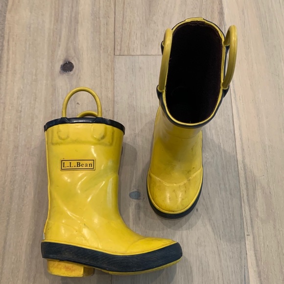 525 Ll Bean Unisex Toddler 7 Rainboots 